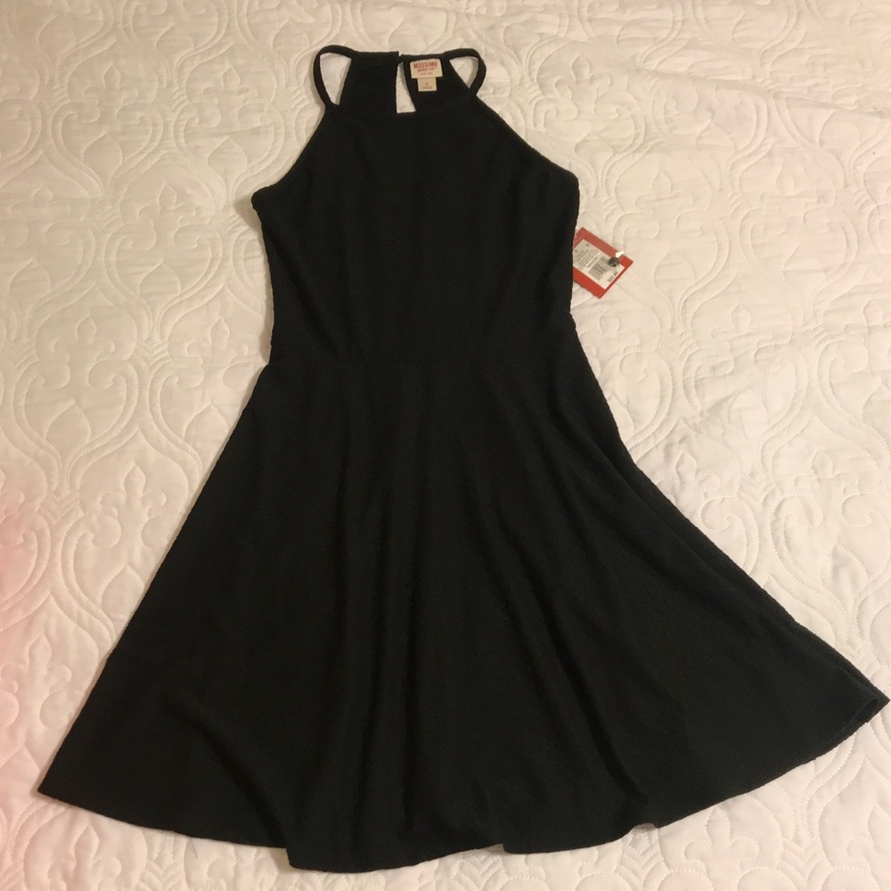 Mossimo Supply Co.  Women’s Little Black Dress.  Small Racer Back Black NWT